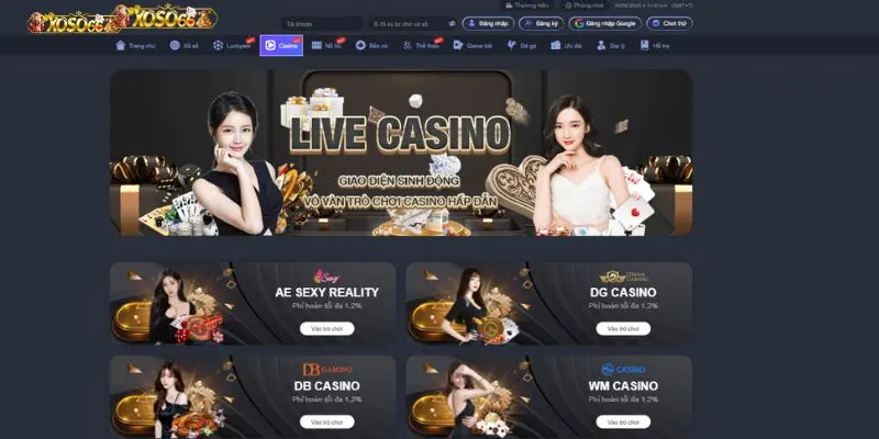Nhiều nhà cung ứng game nổi tiếng tại Xoso66